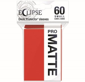 Afbeelding van het spelletje Sleeves Eclipse Matte Small - Rood (62x89 mm)