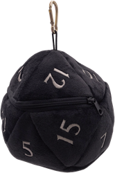 D20 Dobbelsteen Zak - Zwart