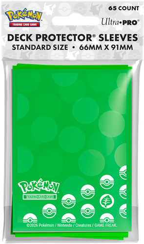 Pokemon - Energy Grass Sleeves (65 stuks)