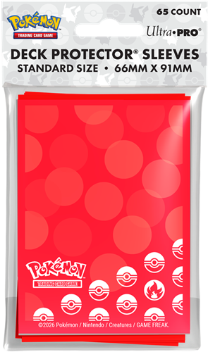 Pokemon - Energy Fire Sleeves (65 stuks)