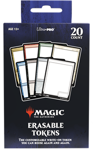 Ultra Pro Magic The Gathering - Erasable Tokens