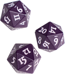 Vivid Heavy Metal D20 Midnight Plum 