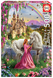 Fairy And Unicorn Puzzel (500 stukjes)