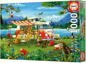 Afbeelding van het spelletje Vakantie op het Platteland Puzzel (1000 stukjes)