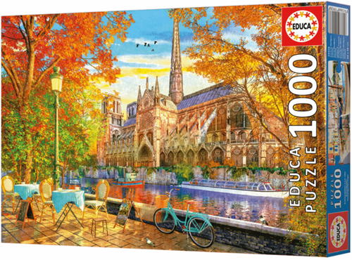 Herfst bij Notre Dame Puzzel (1000 stukjes)