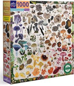 Afbeelding van het spelletje Mushroom Rainbow Puzzel (1000 stukjes)