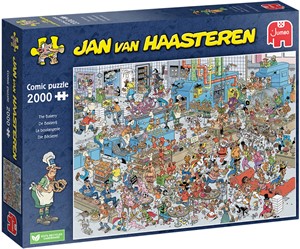 Afbeelding van het spelletje Jan van Haasteren - De Bakkerij Puzzel (2000 stukjes)