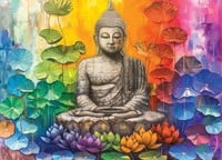 Colorful Buddha Puzzel (1000 stukjes)-2