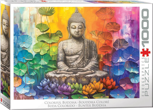Colorful Buddha Puzzel (1000 stukjes)