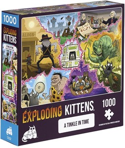 Afbeelding van het spelletje Exploding Kittens - A Tinkle in Time Puzzel (1000 stukjes)