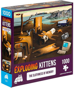 Afbeelding van het spel Exploding Kittens - Slothness of Memory Puzzel (1000 stukjes)