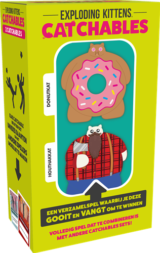 Exploding Kittens Catchables Houthakkat & Donutkat