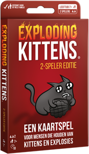 Afbeelding van het spelletje Exploding Kittens 2 Spelers Editie NL