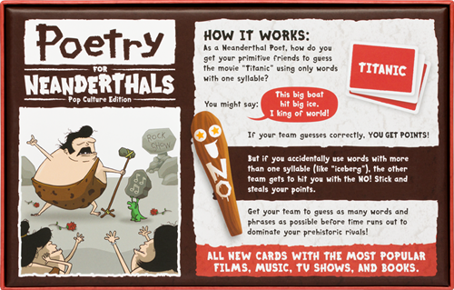 Poetry for Neanderthals Pop Culture Edition (Engelse versie)-2