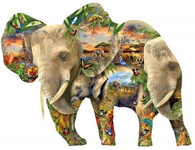 Ele-Phantastic Puzzel (1000 stukjes)-2