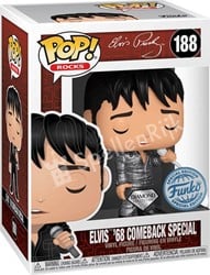 Funko Pop! - Elvis Presley 68 Comeback (Diamond Edition) #188