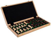 Schaakspel Deluxe 50mm Veld - Opklapbaar Bord (46x46cm) -2