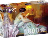 Reading at Lamp Light Puzzel (1000 stukjes)