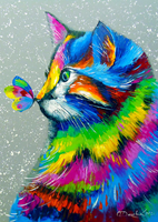 Bright Cat and Butterfly Puzzel (1000 stukjes)-2