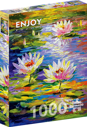 Water Lilies in the Pond Puzzel (1000 stukjes)