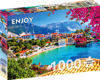 Assos Village in Cephalonia - Greece Puzzel (1000 stukjes)