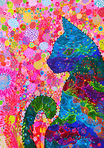 Wandering Cat Puzzel (3000 stukjes)-2