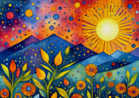 Sunset Rain Puzzel (1000 stukjes)-2