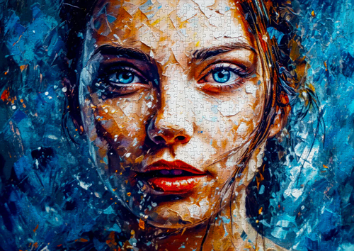 Icy Gaze Puzzel (1000 stukjes)-2