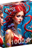 Ginger Mermaid Puzzel (1000 stukjes)