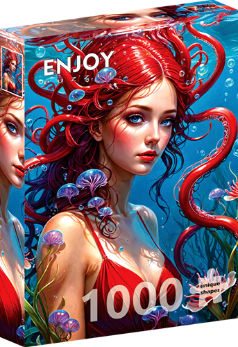 Ginger Mermaid Puzzel (1000 stukjes)