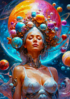 Cosmic Godess Puzzel (1000 stukjes)-2
