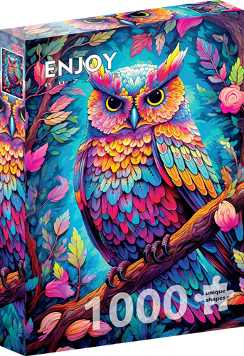Dazzling Owl Puzzel (1000 stukjes)