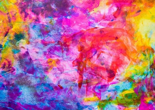Colourful Abstract Oil Painting Puzzel (1000 stukjes)-2