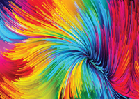 Colorful Paint Swirl Puzzel (1000 stukjes)-2