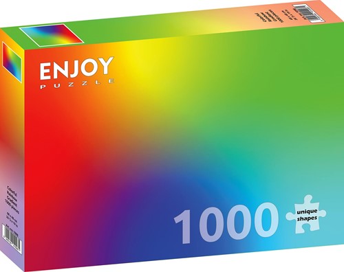 Colorful Rainbow Gradient Puzzel (1000 stukjes)