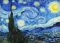 Vincent van Gogh - Sterrennacht Puzzel (1000 stukjes)-2