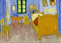 Vincent Van Gogh - Slaapkamer in Arles Puzzel (1000 stukjes)-2