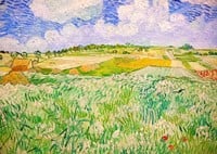 Vincent Van Gogh - Vlakte Bij Auvers Puzzel (1000 stukjes)-2