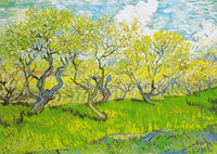 Vincent Van Gogh - Boomgaard in Bloei Puzzel (1000 stukjes)-2