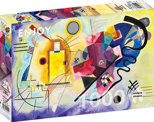Wassily Kandinsky - Geel Rood Blauw Puzzel (1000 stukjes)