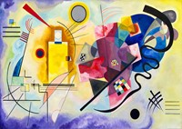 Wassily Kandinsky - Geel Rood Blauw Puzzel (1000 stukjes)-2