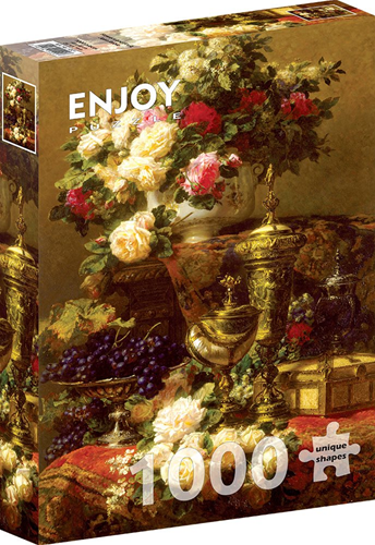 Jean-Baptiste Robie - Flowers and Fruit Puzzel (1000 stukjes)
