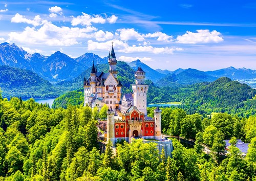 Neuschwanstein Puzzel (1000 stukjes)-2