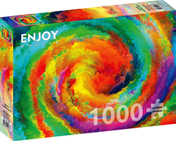 Colorful Gradient Swirl Puzzel (1000 stukjes)