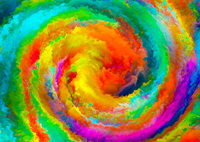 Colorful Gradient Swirl Puzzel (1000 stukjes)-2