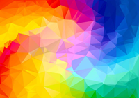 Rainbow Gradient Poligonal Swirl Puzzel (1000 stukjes)-2
