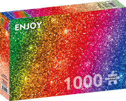 Rainbow Glitter Gradient Puzzel (1000 stukjes)