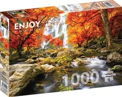 Autumn Waterfall Puzzel (1000 stukjes)