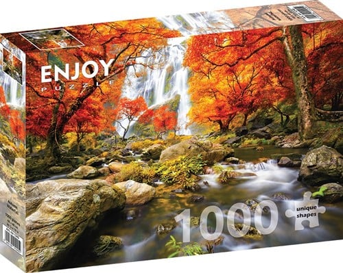 Autumn Waterfall Puzzel (1000 stukjes)