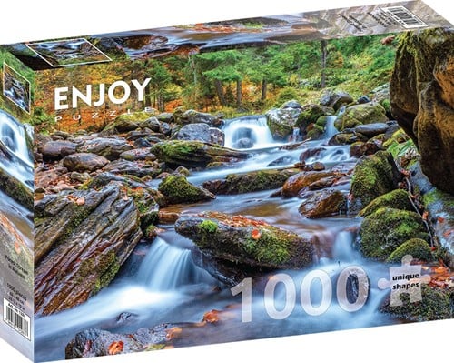 Forest Stream in Autumn Puzzel (1000 stukjes)